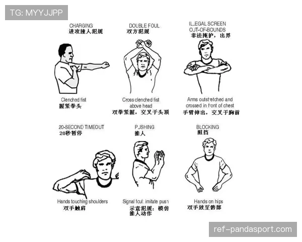 裁判手势图解：常见判罚信号及其规则含义